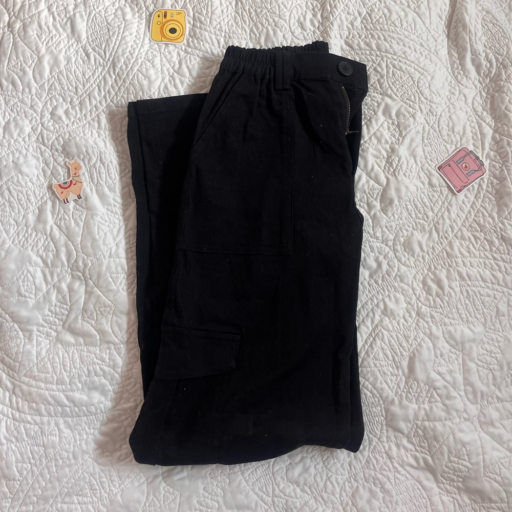 Black Cargo Pants